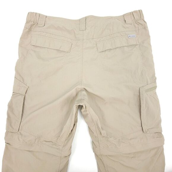 COLUMBIA Nylon Ripstop Hiking Utility Convertible Cargo Pants Gorpcore 40x30 - Picture 5 of 8